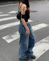 Brush strap pants