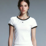 エッセンシャル コントラスト ノースリーブ White