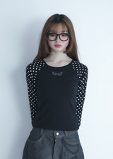 dotwing raglanT(black)