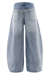 Blade Cut Cleanfit Baggy Jeans