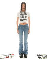 ティモシーTシャツクロップ (WHITE)