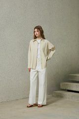 NOAH WIDE PANTS / ECRU