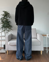 Side Snap Denim Pants