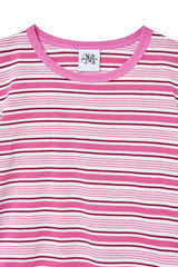 ストライプT (pink)