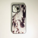 Classic Cowhide Phone Case Beige (SV_MagSafe)