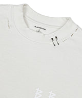 BBD Shadow Smile Ripped Pigment T-Shirt (Vintage White)