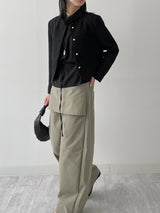 706 Wrap Skirt Balloon Fit Pants