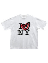 Love NY printing half sleeve 2C