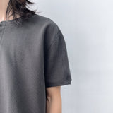 Waffle Henley Relaxed Tee