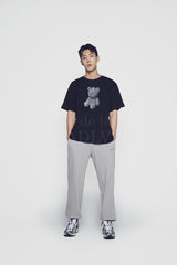 24FW BLOCK BEAR SHORT SLEEVE T-SHIRT BLACK