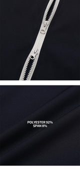 [UNISEX] Piping crop 2way blouson (2color)
