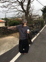 Awesome ストライプ長袖Tシャツ