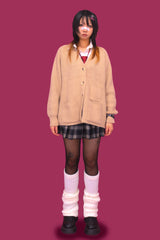 knit long leg warmer (2color)