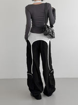 Enle Corset Pocket Shoulder Bag