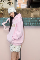 LEO SHAKIRI LOGO HOODIE (PINK)