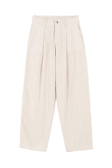 LMN アベニューリネンピンタックワイドパンツ (3 colors)