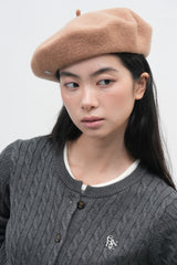 GNRL logo wool beret