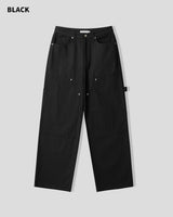 (UNISEX) Flame Double Knee Cotton Pants