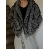 [Unisex] Fur 2way hood jumper(4color)
