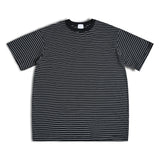 レイヤードストライプショートスリーブTシャツ (4 Colors)