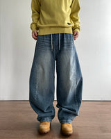 Ocean Curved Denim Pants
