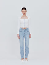 Hook square top (white)
