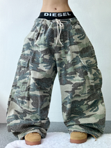 UNIQUE MILITARY CARGO COTTON PANTS💚🖤🤎