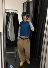 ハイデンチェックワイドパンツ
