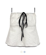 Jude Smocked Ribbon Blouse