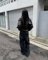 ビンテージレザージャンパー