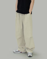 Needle pintuck balloon pants