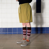LOGO NYLON SHORT / OLIVE