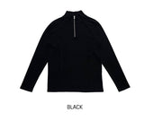 Id cut half zip-up muscle tee
