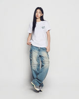 25FW WOMAN スクリプトロゴプリント半袖Tシャツ