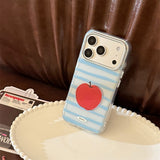 Stripe Fruit Wrist Strap iPhone Case