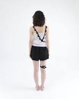 レースショートパンツ（ブラック）