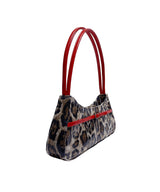 Mini Buckle Small Baguette Bag - Pretty Leopard