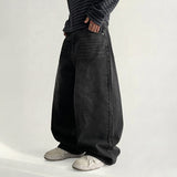 Nets Washing Wide Denim Pants