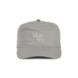 Leaf VZ Monogram Twill Pillbox Cap / Gray