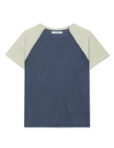 STAR CONTRAST RAGLAN T-SHIRT(NAVY)