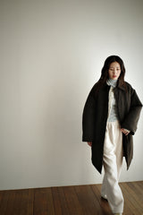 Wool turtleneck top, Blue