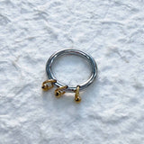 Floating Double Loop Ring