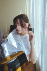 バックプリントロゴTシャツ