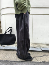 Ter Stripe Balloon Denim Pants 2C