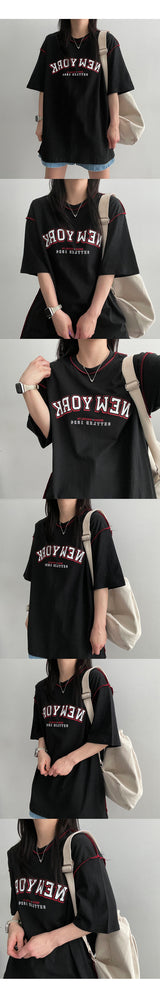 ウェブルステッチ半袖Tシャツ