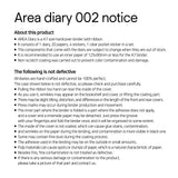 oab area diary 002 / a7 binder