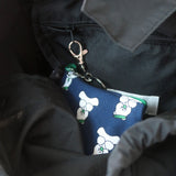 Cucumber Lover pattern keyring pouch(mini)