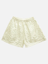 Zan Flower Embossed Short Pants (5c)