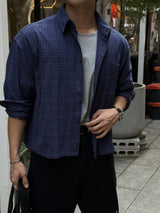 Mile cropped long-sleeve shirt