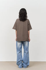 Cut-off Pigment Cropped Top (3color)